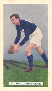 1935 Hoadley's League Footballers #43 Harry Hollingshead Front